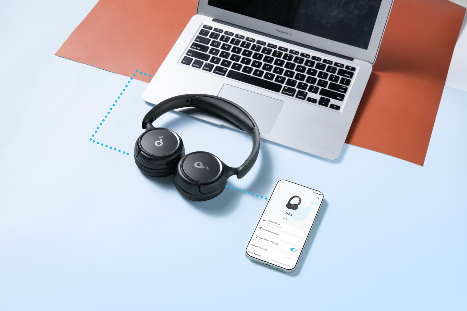 Audífono On Ear H30i Soundcore Negro