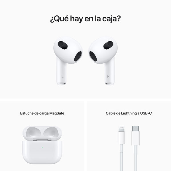 AirPods con carga inalámbrica (3ª Gen)