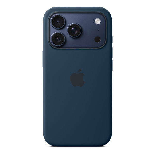 Case de silicona con MagSafe para iPhone 17 Pro medianoche