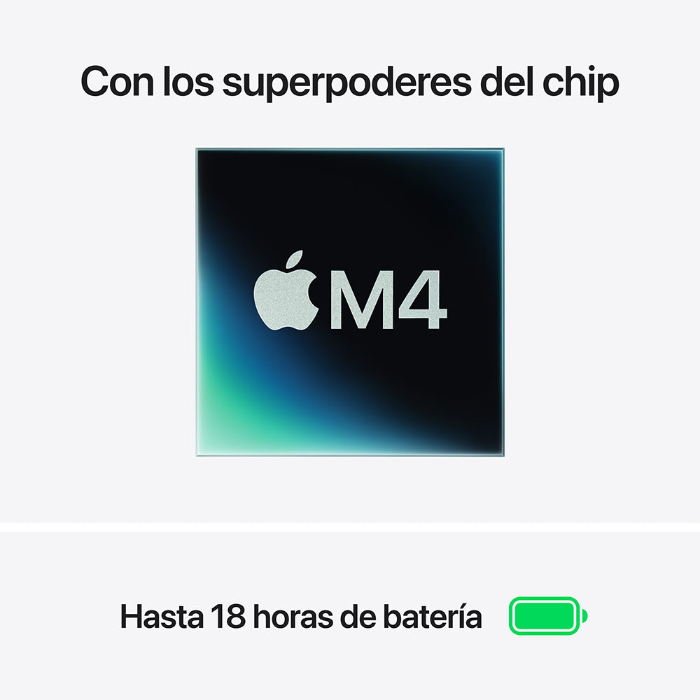 MacBook Air 15.3/ M4 10C/ GPU 10C/ 16 RAM/ 512GB azul cielo - Caja con detalles