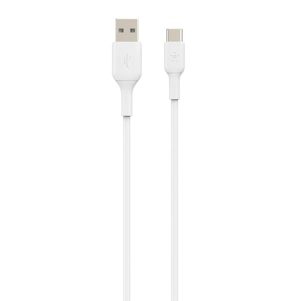 Cable USB-A a USB-C 1.0 Mt PVC Belkin blanco
