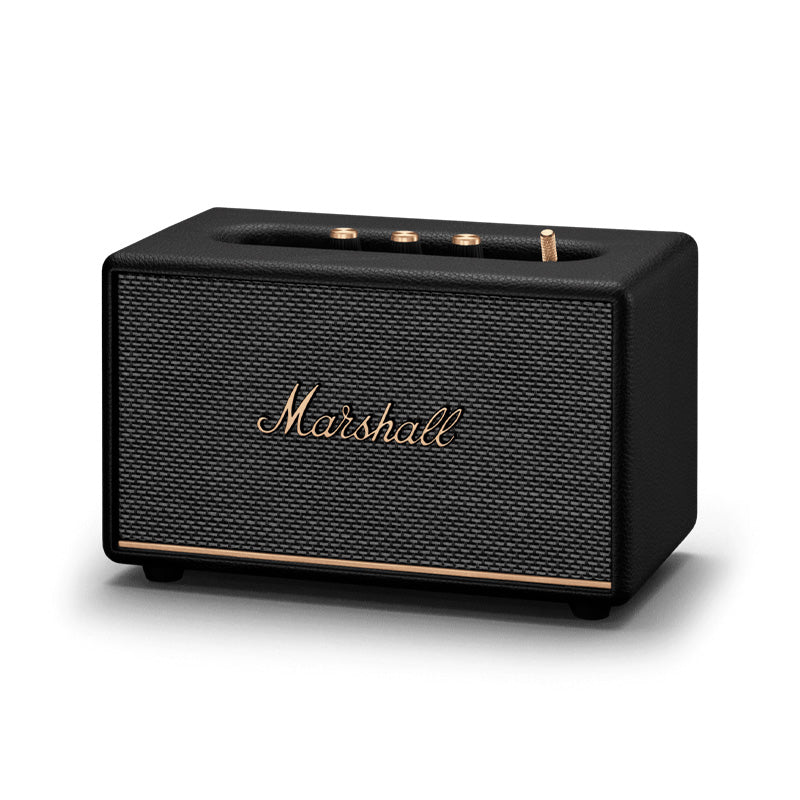 Parlante Bluetooth Marshall Acton III negro - Caja con detalles