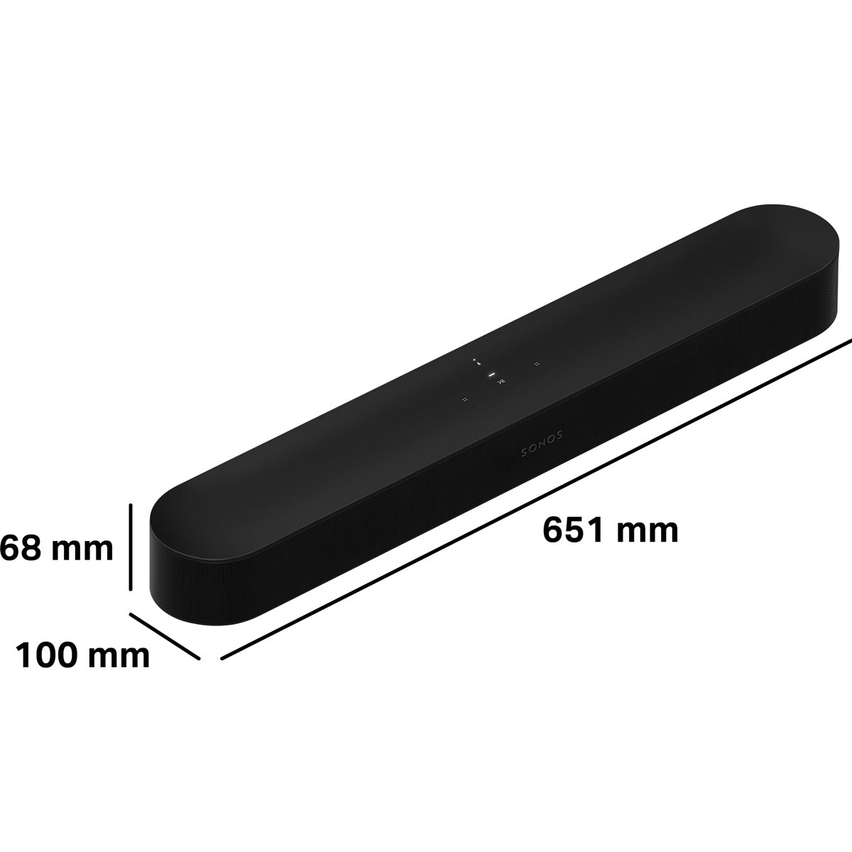 Barra de sonido Sonos Beam (Gen 2) - Caja con detalles