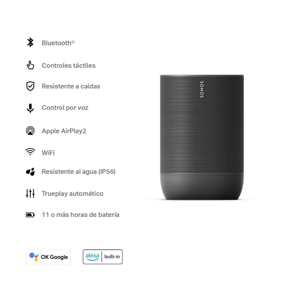 Parlante portátil Wi-Fi / Bluetooth Sonos Move - Caja con detalles
