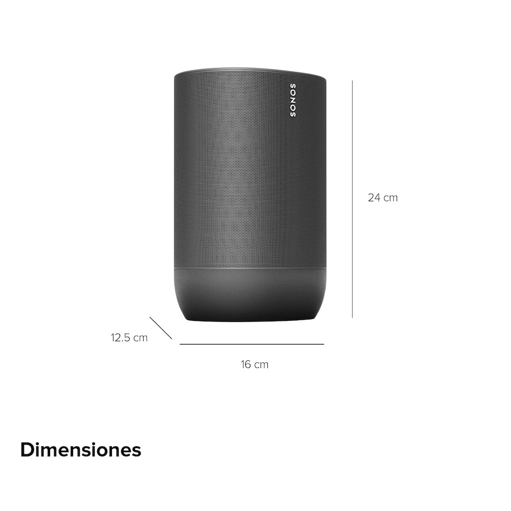 Parlante portátil Wi-Fi / Bluetooth Sonos Move - Caja con detalles