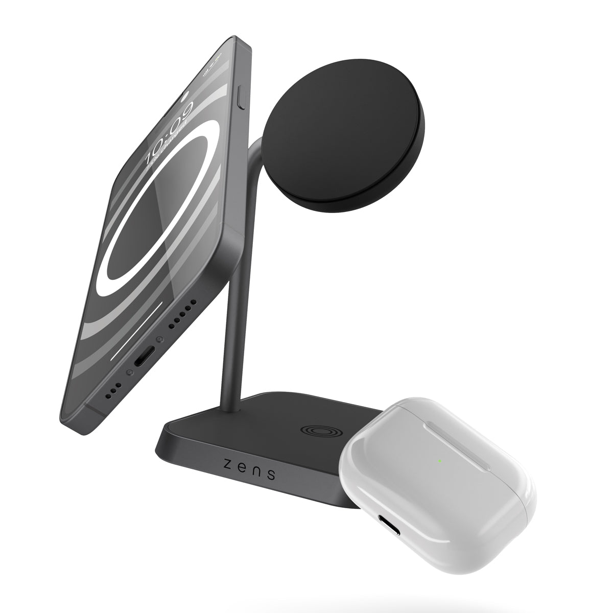 Cargador inalámbrico magnético 2-en-1 Zens Office Charger 2