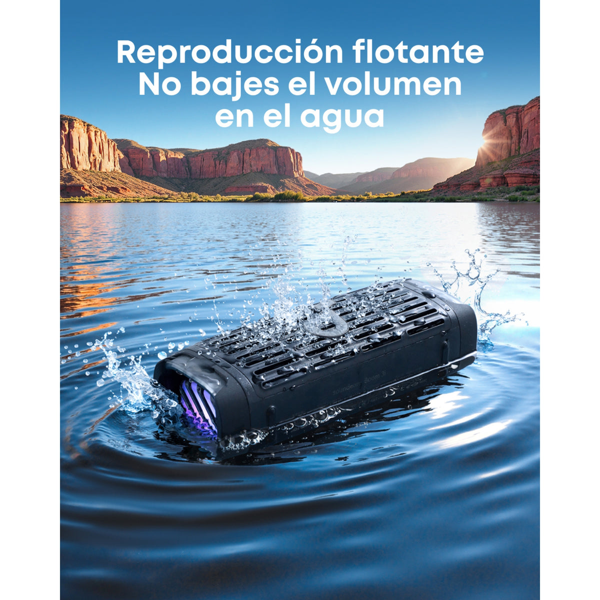 Parlante portatil Boom 3i Soundcore negro