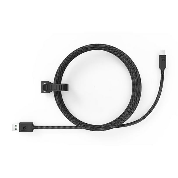 Cable Rugged USB-A a USB-C 1.2 Mt Dusted negro
