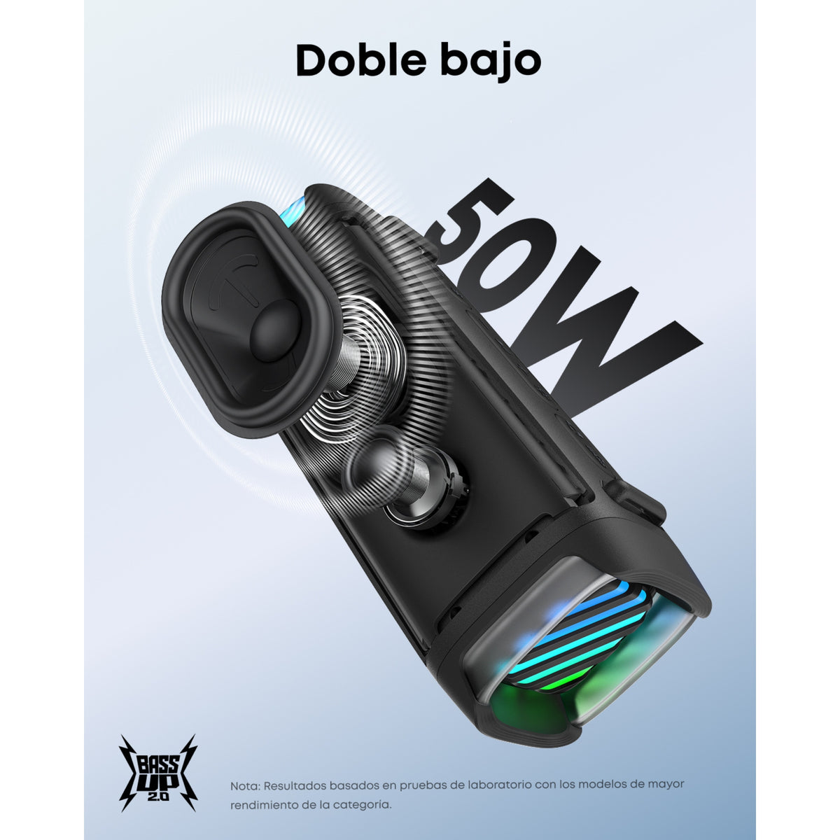 Parlante portatil Boom 3i Soundcore negro