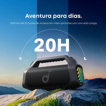 Parlante portatil Boom 2 Plus Soundcore negro
