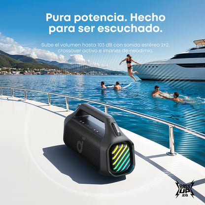 Parlante portatil Boom 2 Plus Soundcore negro