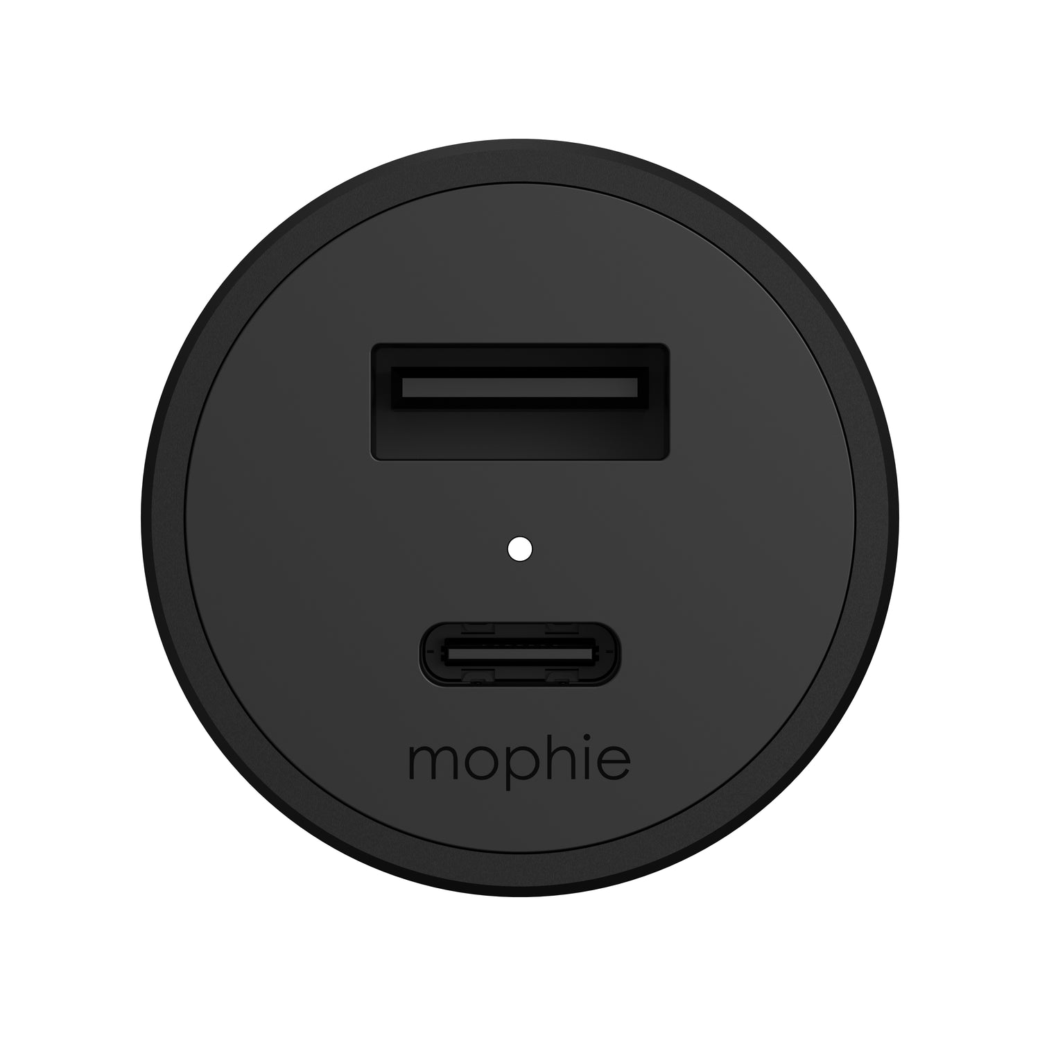 Cargador de auto USB-C/USB-A 42W Mophie negro