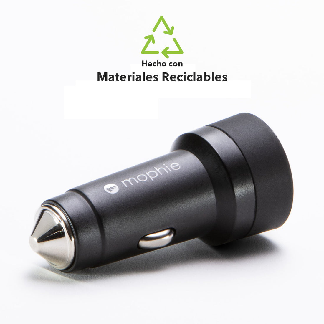 Cargador de auto USB-C/USB-A 42W Mophie negro