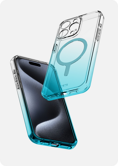 Funda Avana Sunrise con MagSafe para Iphone 15 Pro celeste cielo