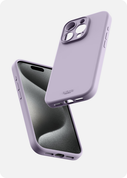 Funda Avana Velvet con MagSafe para Iphone 15 Pro lavanda