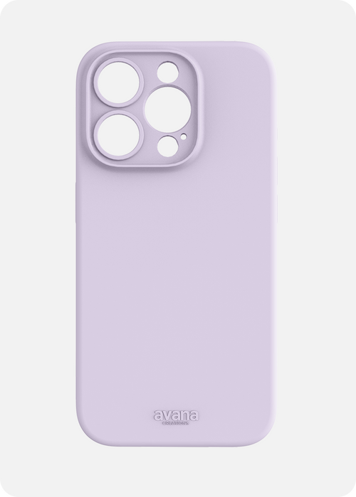Funda Avana Velvet con MagSafe para Iphone 15 Pro lavanda