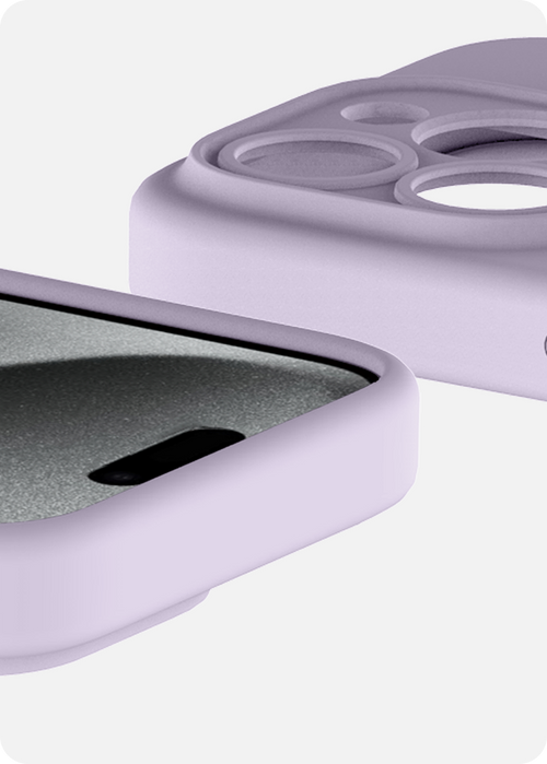 Funda Avana Velvet con MagSafe para Iphone 15 Pro lavanda