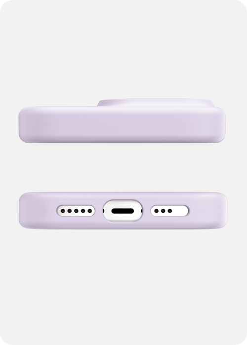Funda Avana Velvet con MagSafe para Iphone 15 Pro lavanda