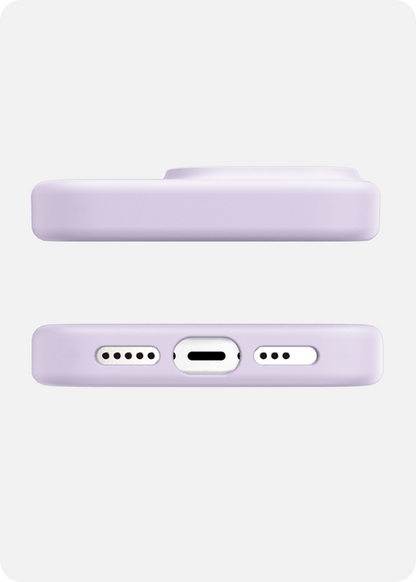 Funda Avana Velvet con MagSafe para Iphone 15 Pro lavanda