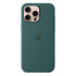 Case de silicona con MagSafe para iPhone 16 Pro Max verde