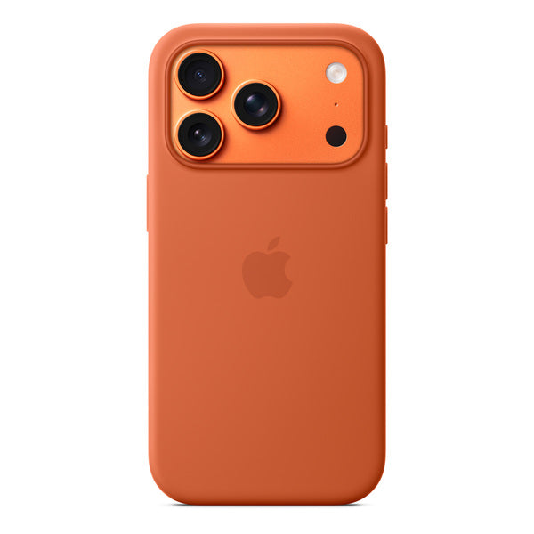 Case de silicona con MagSafe para iPhone 17 Pro terracota