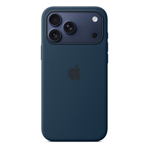 Case de silicona con MagSafe para iPhone 17 Pro Max medianoche