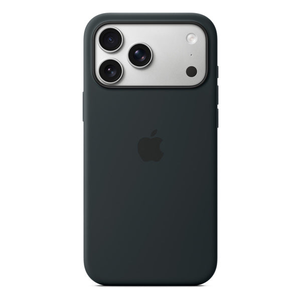 Case de silicona con MagSafe para iPhone 17 Pro Max negro