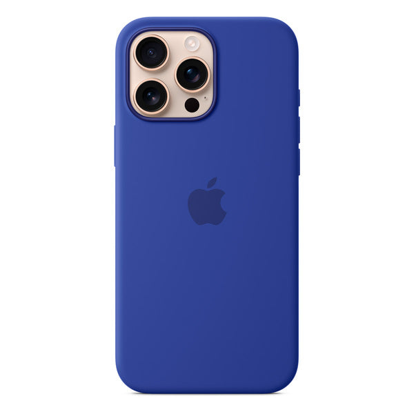 Case de silicona con MagSafe para iPhone 16 Pro Max ultramarino