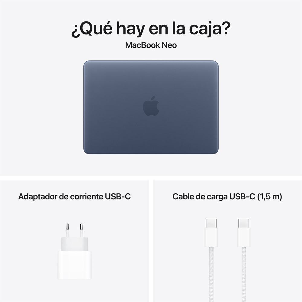 MacBook Neo 13/ A18 6C/ GPU 5C/ 8 RAM/ 256GB – BackOnline Chile