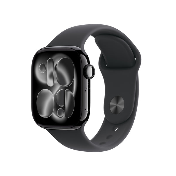Reacondicionado Apple Watch Series 11 GPS 42mm Alumino Jet black banda Black Sport M/L