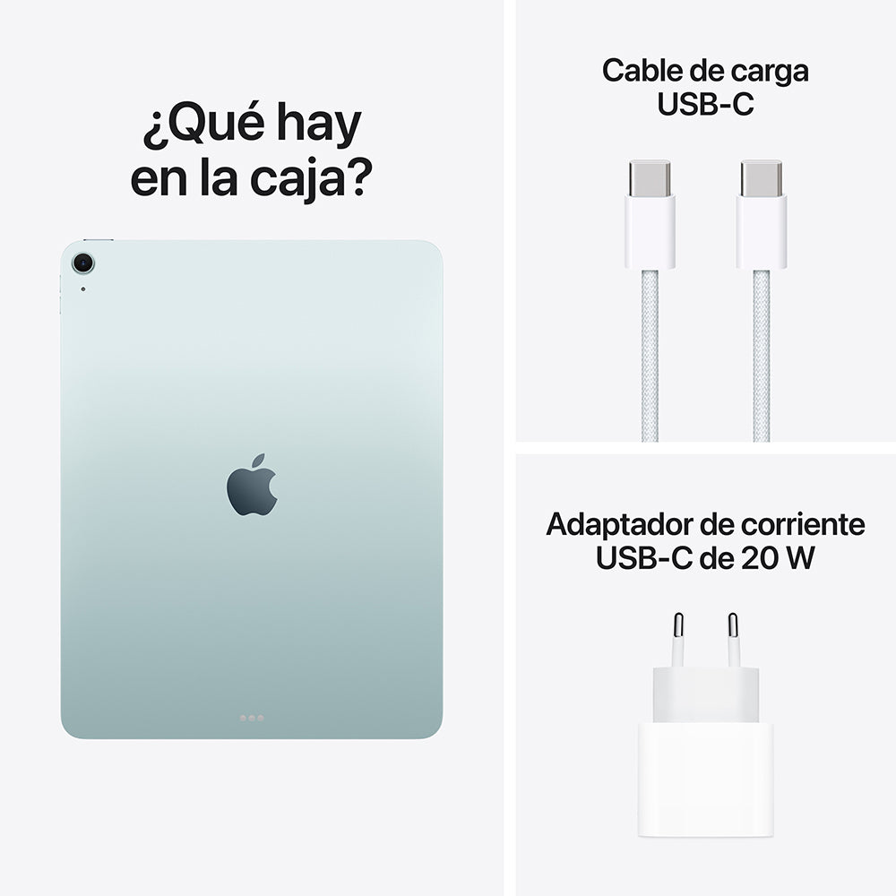iPad Air 13 M3 WiFi 128GB gris espacial - Caja con detalles