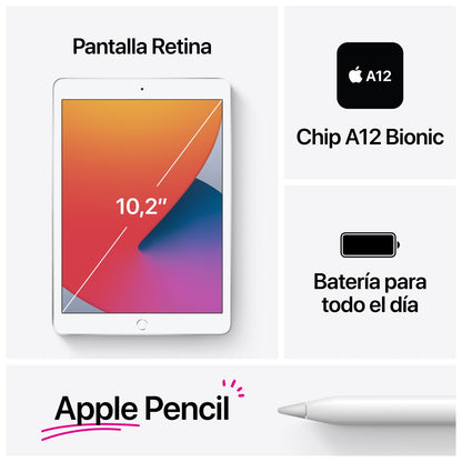 iPad 10.2 8ªGen WiFi 32 GB gris espacial