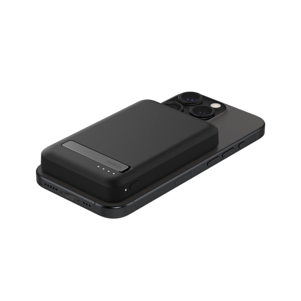 Batería portátil con cargador Qi2 Belkin BoostCharge Pro de 5.000 mAh negra