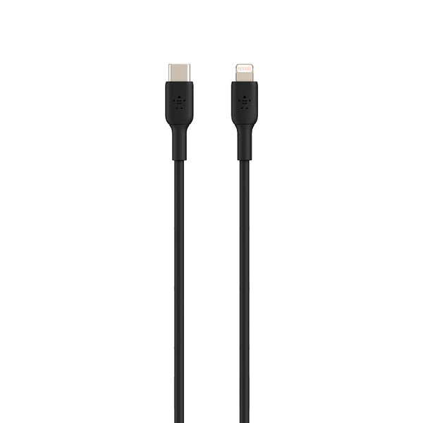 Cable USB-C a Lightning 1.0 Mt PVC Belkin negro