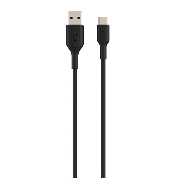 Cable USB-A a USB-C 1.0 Mt PVC Belkin negro