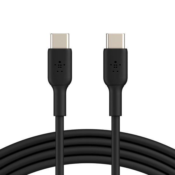 Cable USB-C a USB-C  Belkin de 1.0 Mt PVC negro