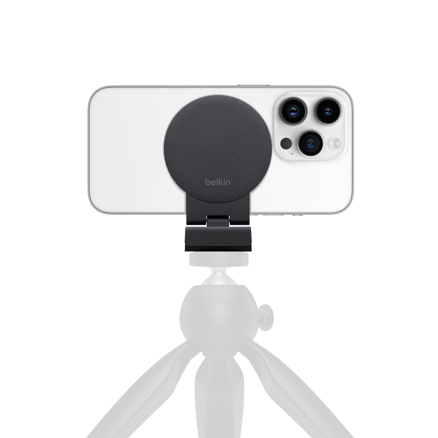 Soporte de iPhone con MagSafe Belkin para monitores y Mac de escritorio