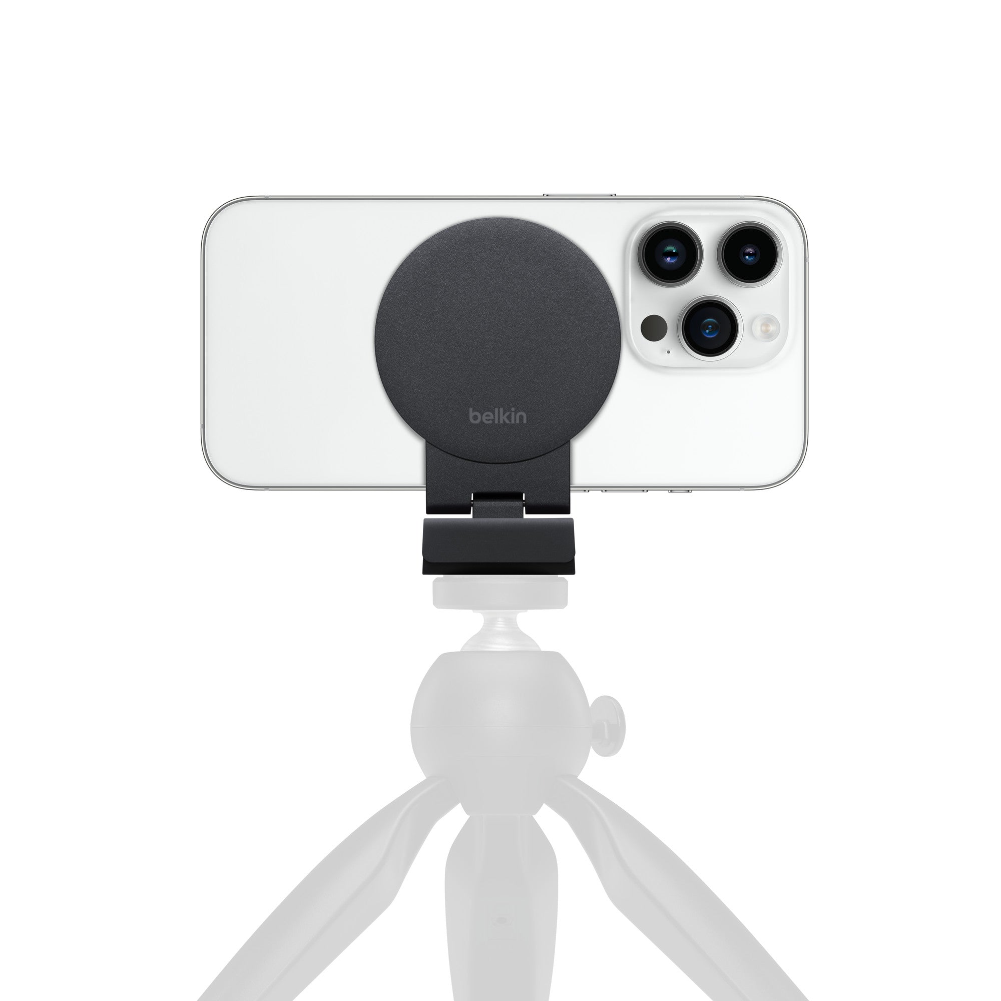 Soporte de iPhone con MagSafe Belkin para monitores y Mac de escritorio
