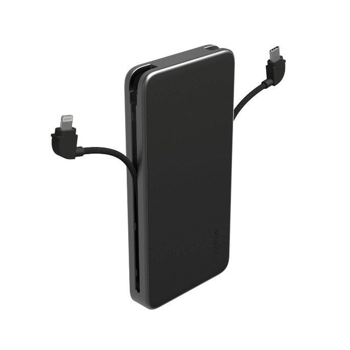 Batería externa 10.000 mAh con cable USB-C + Lightning 30W Powerstation Plus 2024 Mophie
