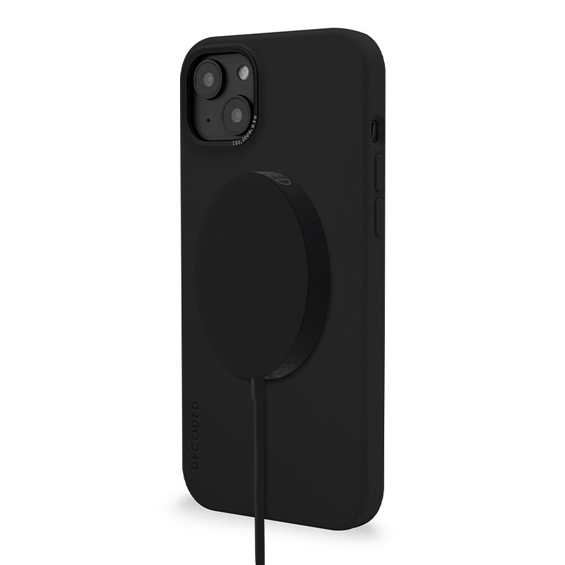 Funda de silicona Decoded Back Cover para iPhone 14 Plus con MagSafe