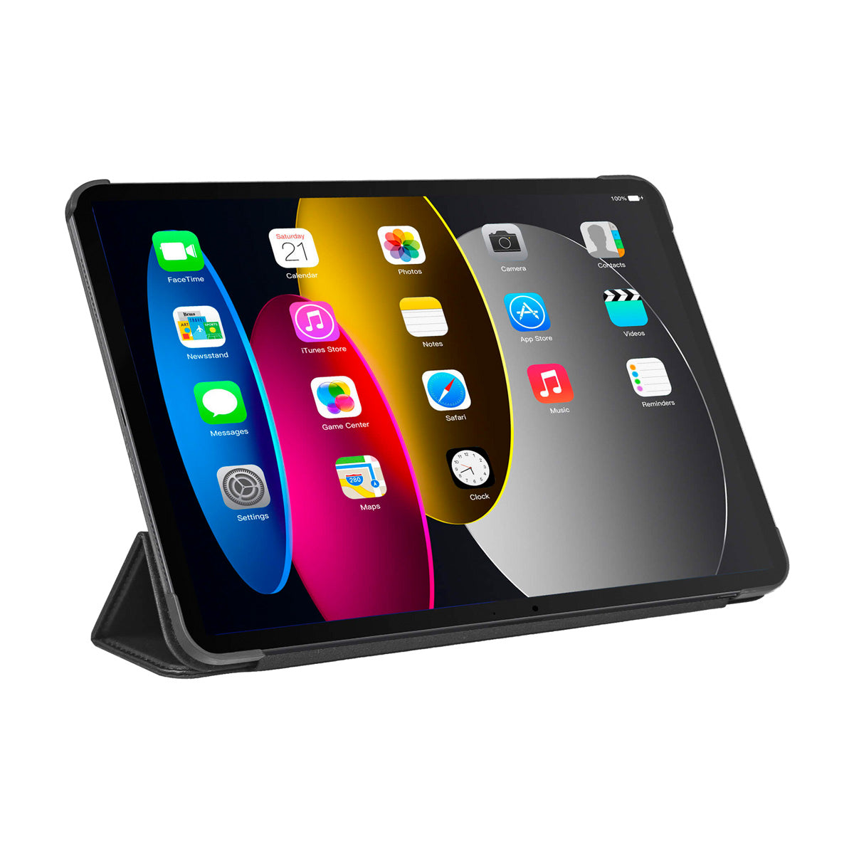 Funda de silicona Decoded Textured Slim para iPad (A16) negro
