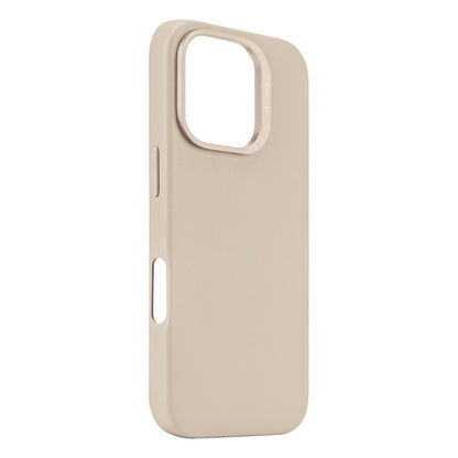 Funda de cuero Decoded para iPhone 16 Pro con MagSafe gris