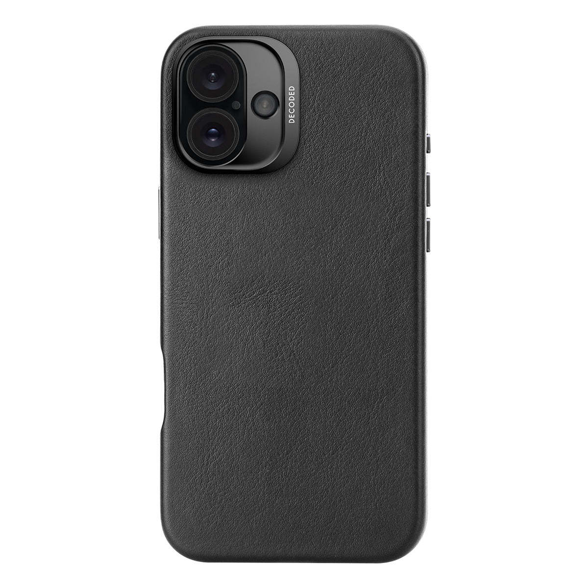 Funda de cuero Decoded para iPhone 16 Plus con MagSafe