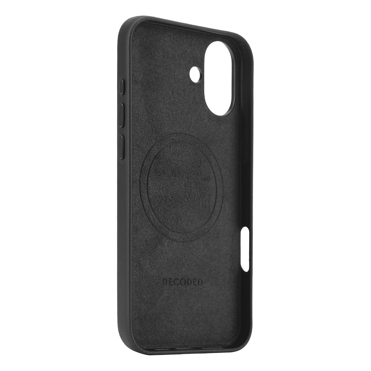 Funda de cuero Decoded para iPhone 16 Plus con MagSafe