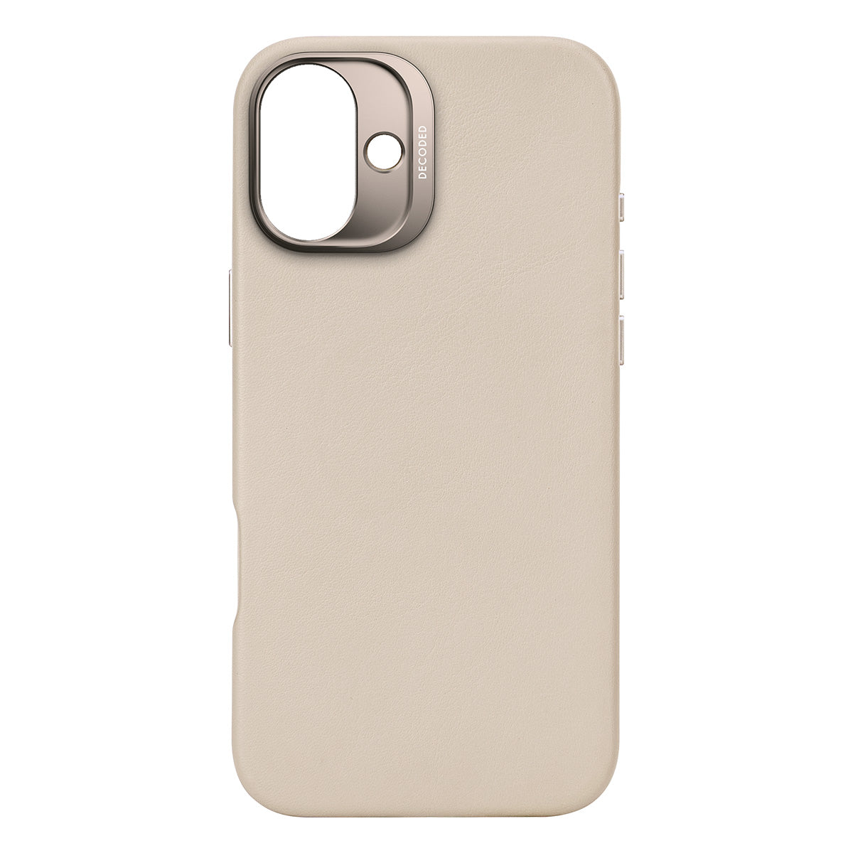Funda de cuero Decoded para iPhone 16 Plus con MagSafe