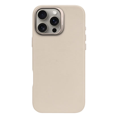 Funda de cuero Decoded para iPhone 16 Pro Max con MagSafe gris