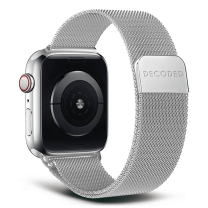 Correa de malla de acero Decoded Traction Strap para Apple Watch