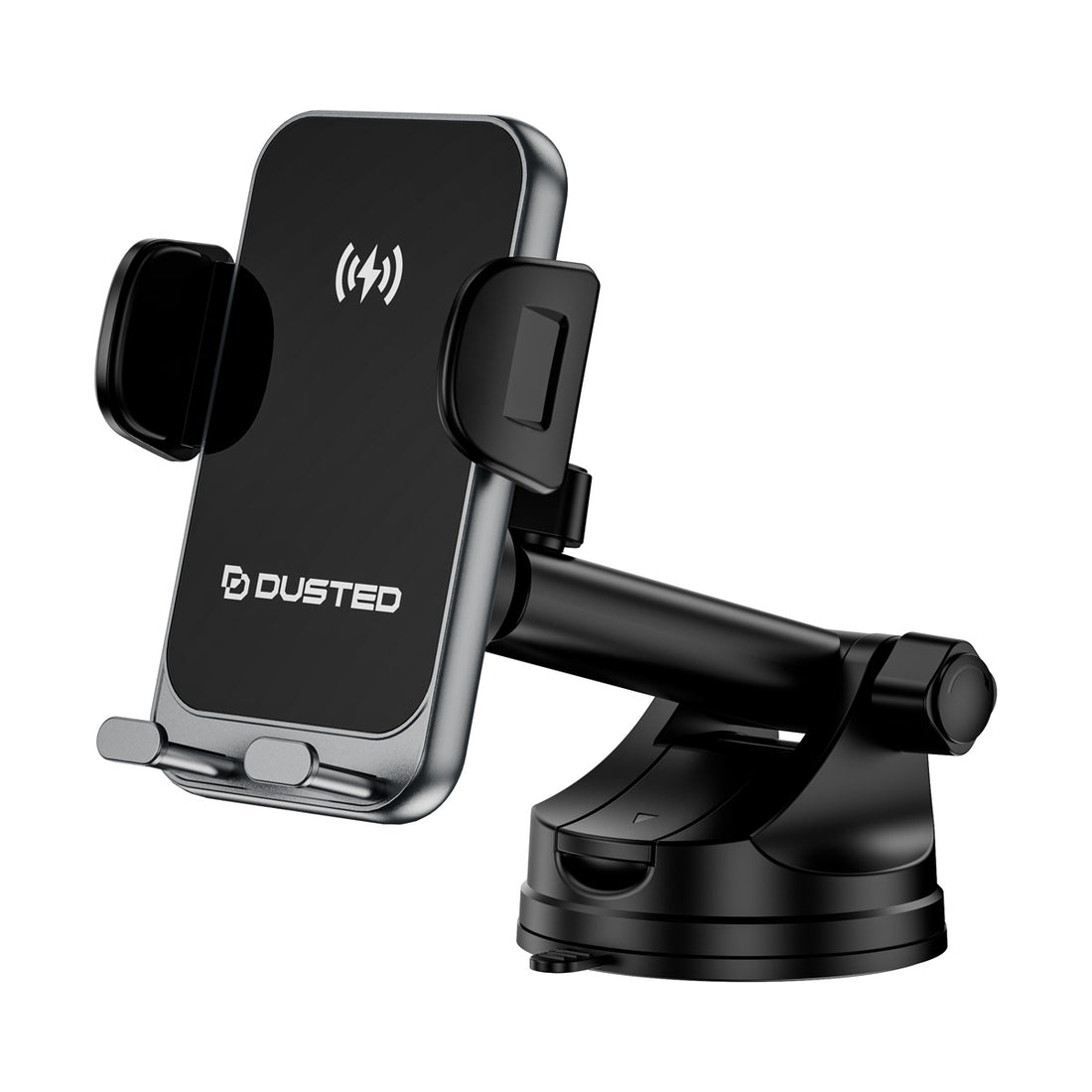 Cargador de auto inalámbrico automático 15W Dusted negro