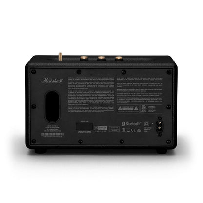 Parlante Bluetooth Marshall Acton III negro - Caja con detalles