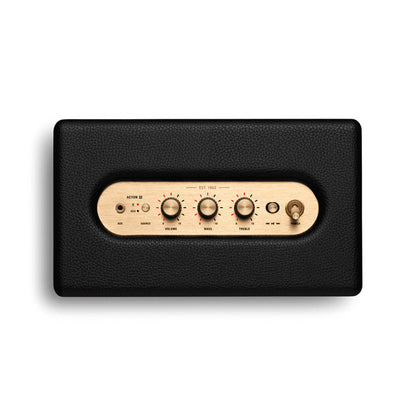 Parlante Bluetooth Marshall Acton III negro - Caja con detalles